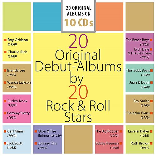 20 Original Debut-Albums By 20 Rock & Roll-Stars von Verschiedene Interpreten für 13,99 € 20 Original Debut-Albums By 20 Rock & Roll-Stars von Verschiedene Interpreten für 13,99 €