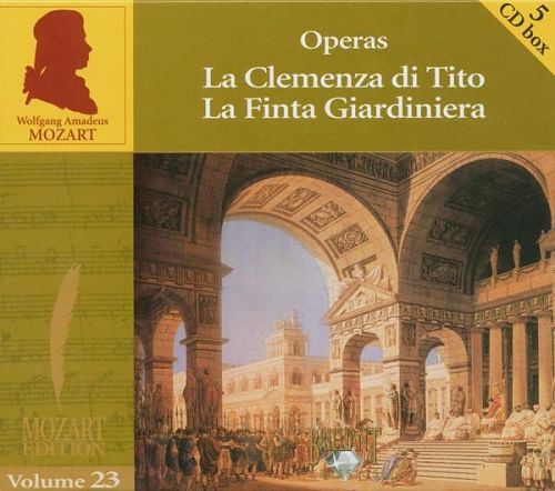 Die Edition Vol. 23 - Opern Vol. 8: La Clemenza di Tito, La Finta Giardiniera von W.A. Mozart für 6,99 € Die Edition Vol. 23 - Opern Vol. 8: La Clemenza di Tito, La Finta Giardiniera von W.A. Mozart für 6,99 €